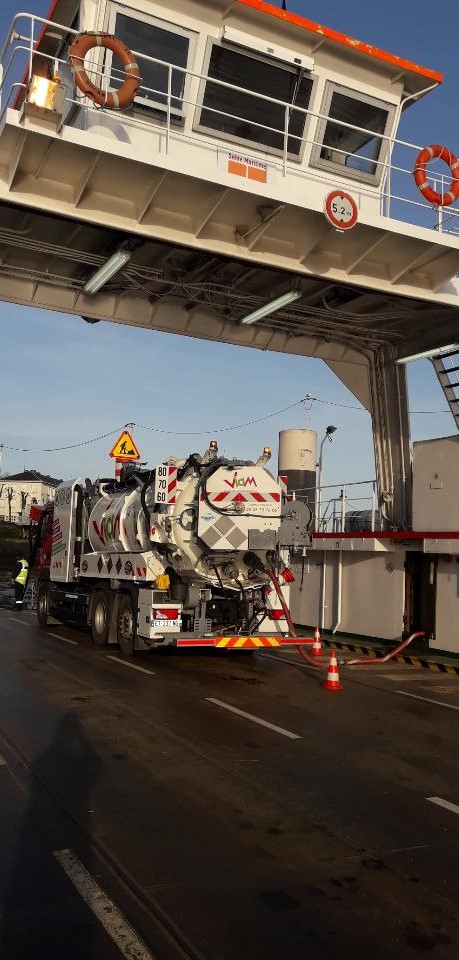 Pompage eaux grises et noires - Travaux maritime - Viam - Rouen